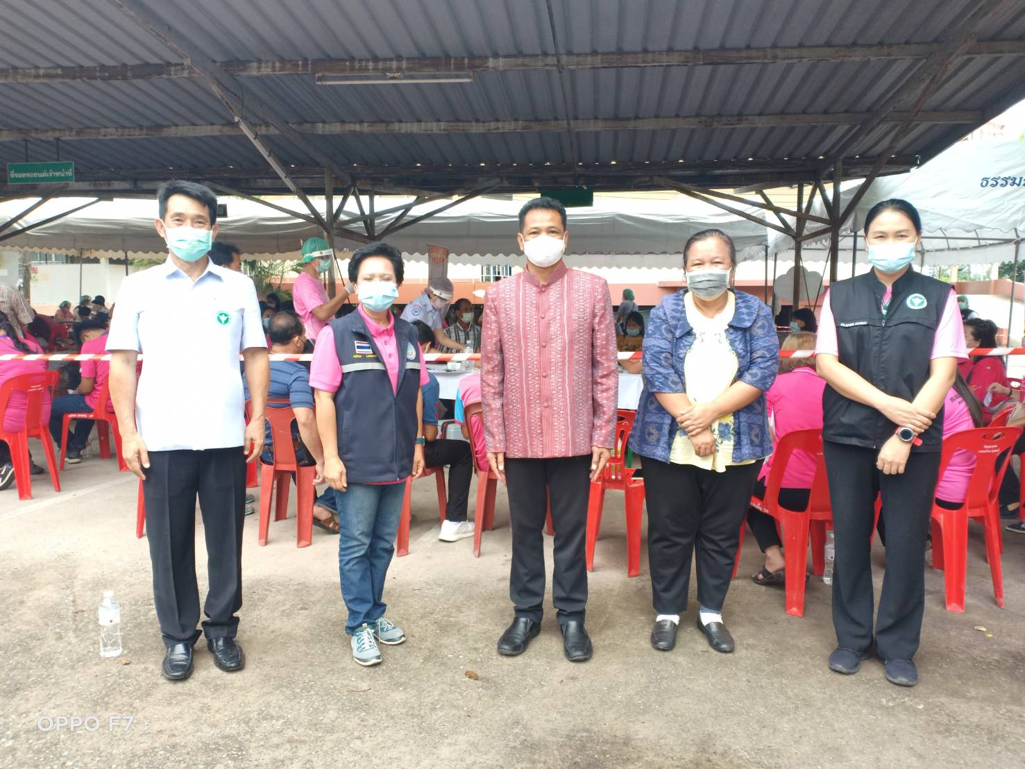 บริการวัคซีนCOVID-19 ณ จุดฉีดโรงพยาบาลหนองวัวซอ กลุ่มเป้าหมาย  240 คน
