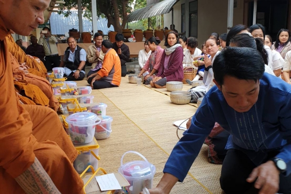 กิจกรรมทำบุญปีใหม่ โรงพยาบาลหนองวัวซอ ปี 2562