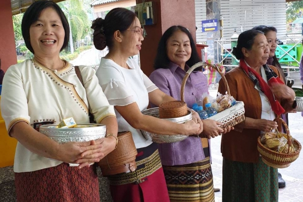 กิจกรรมทำบุญปีใหม่ โรงพยาบาลหนองวัวซอ ปี 2562