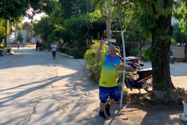 กิจกรรมวิ่งทดสอบสมรรถภาพ 2.4 km โรงพยาบาลหนองวซอ