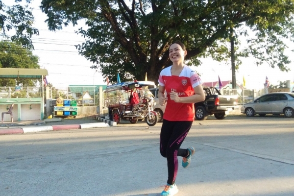 กิจกรรมวิ่งทดสอบสมรรถภาพ 2.4 km โรงพยาบาลหนองวซอ