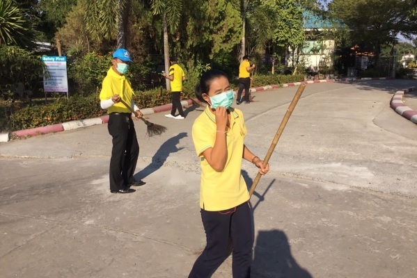 กิจกรรม จิตอาสาทำความดีด่วยหัวใจ โรงพยาบาลหนองวัวซอ