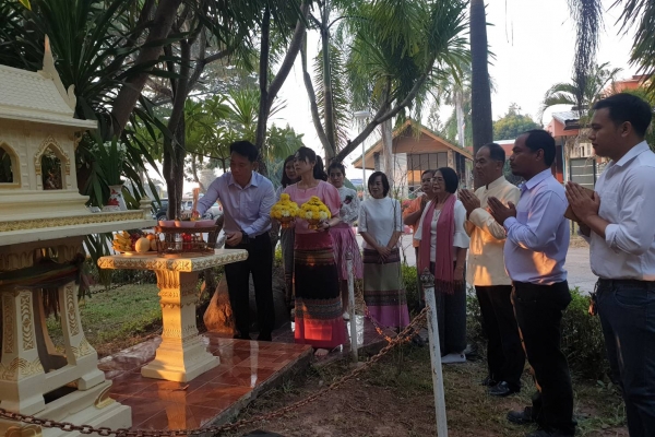 ทำบุญปีใหม่โรงพยาบาลหนองวัวซอ 2563