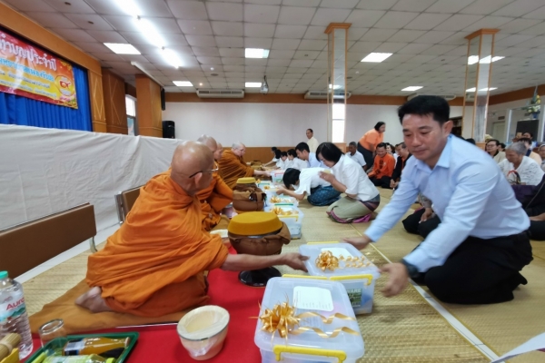 ทำบุญปีใหม่โรงพยาบาลหนองวัวซอ 2563