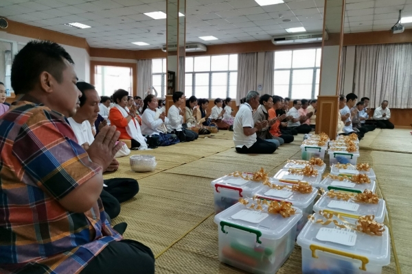 ทำบุญปีใหม่โรงพยาบาลหนองวัวซอ 2563