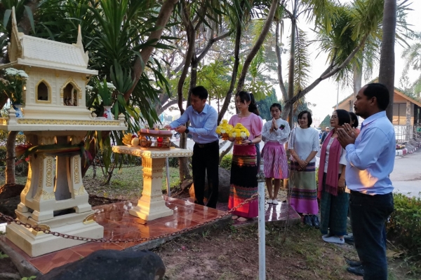 ทำบุญปีใหม่โรงพยาบาลหนองวัวซอ 2563