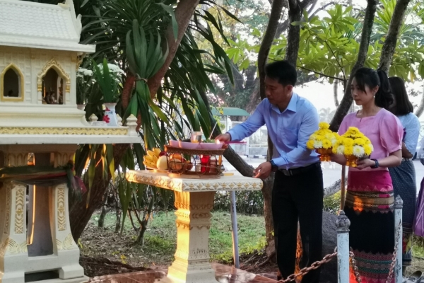 ทำบุญปีใหม่โรงพยาบาลหนองวัวซอ 2563
