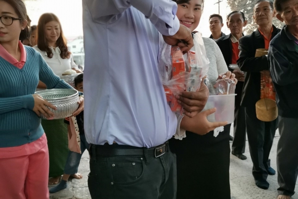 ทำบุญปีใหม่โรงพยาบาลหนองวัวซอ 2563